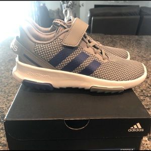 Brand new, never worn (with tags) Adidas Racer TR 2.0. Boys size 2